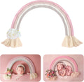 Macrame Rainbow Newborn Photography Prop - Boho Baby Photo Decor
