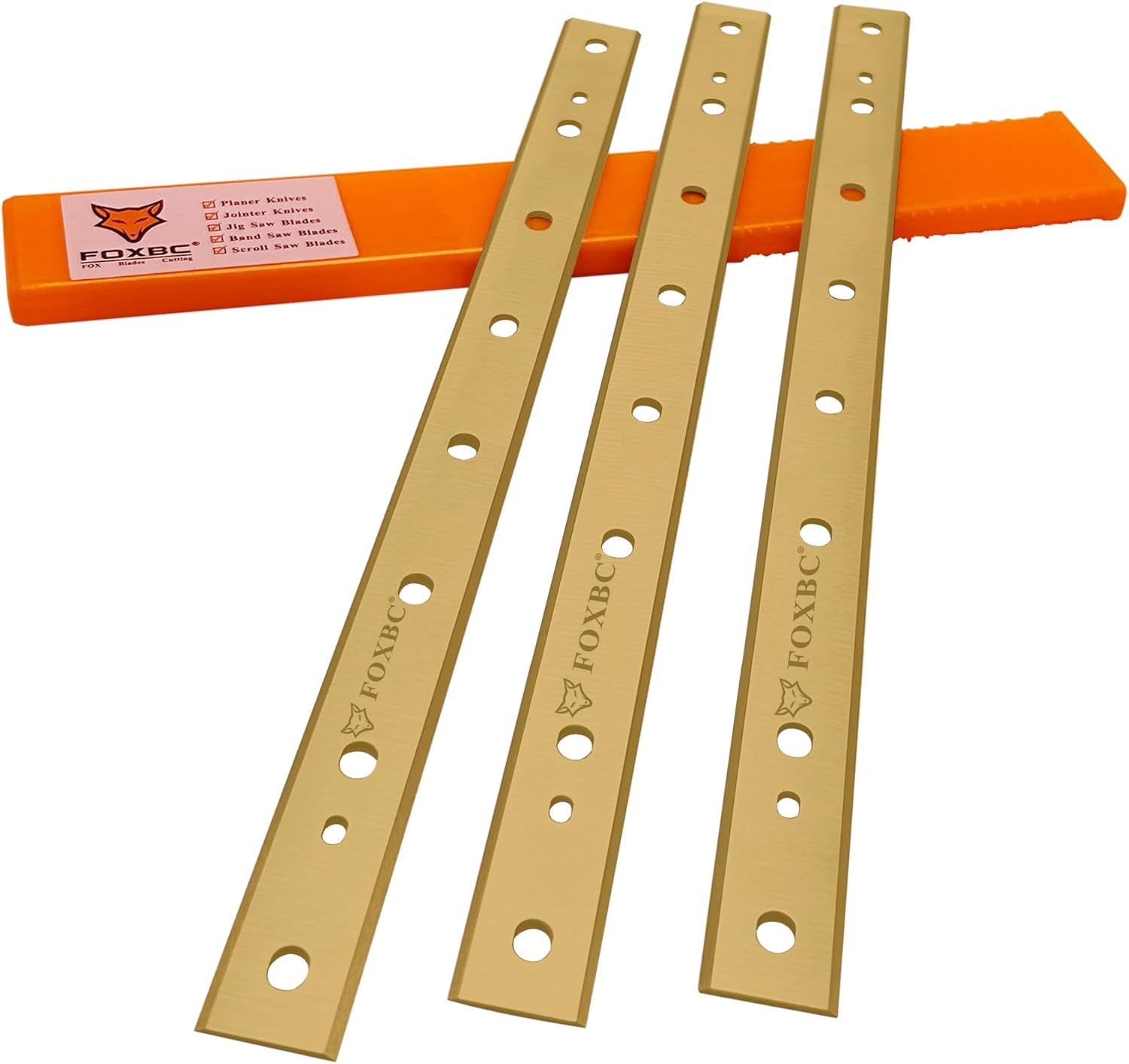 FOXBC 13 Inch Titanium Planer Blades for DeWalt DW735 Planer