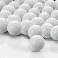 White Glass Gemstone Vase Filler 10 LBS - Clear Decorative Marble