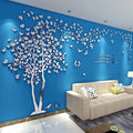 3D Wall Stickers DIY Tree & Birds Wall Decals - Nature Mural for Home