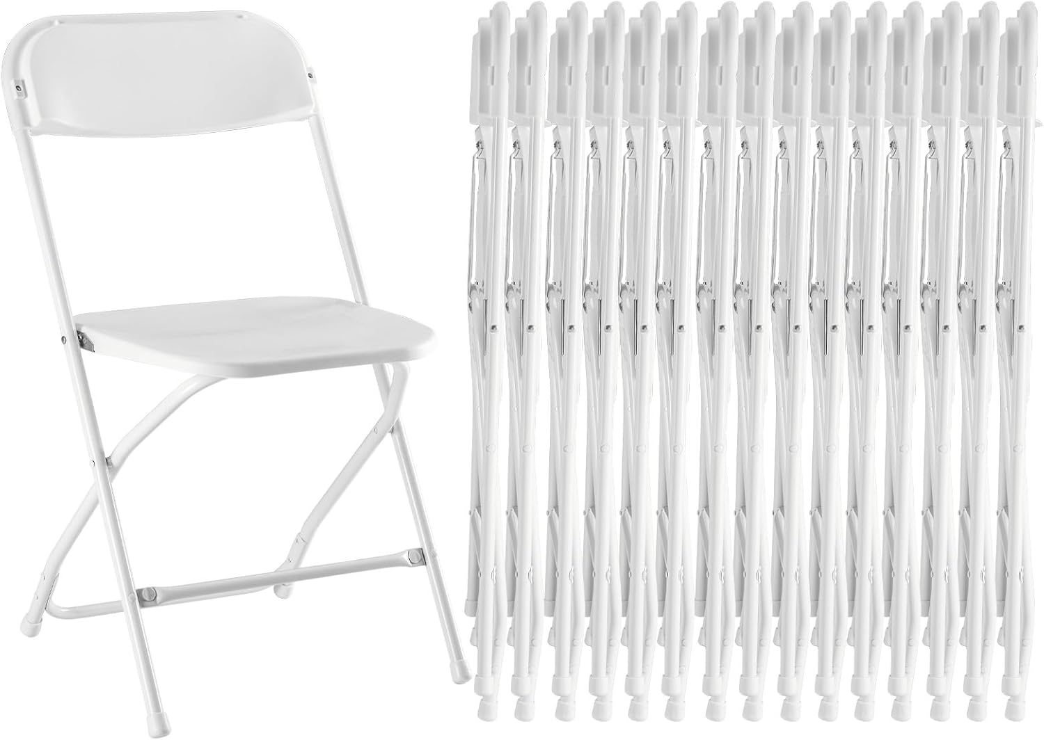 Sweetcrispy Folding Chair 16 Pack for Indoor and Outdoor Use