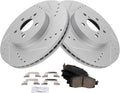 TRQ Performance Brake Pad and Rotor Kit for Subaru Cars