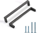 5 in (128mm) Matte Black Cabinet Handles 10 Pack - Durable Kitchen
