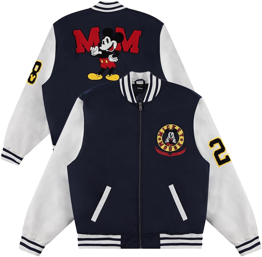 Disney Varsity Bomber Jackets: Unisex Style!