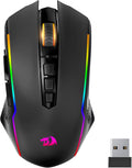 Redragon Wireless Gaming Mouse with 8000 DPI and RGB Lighting