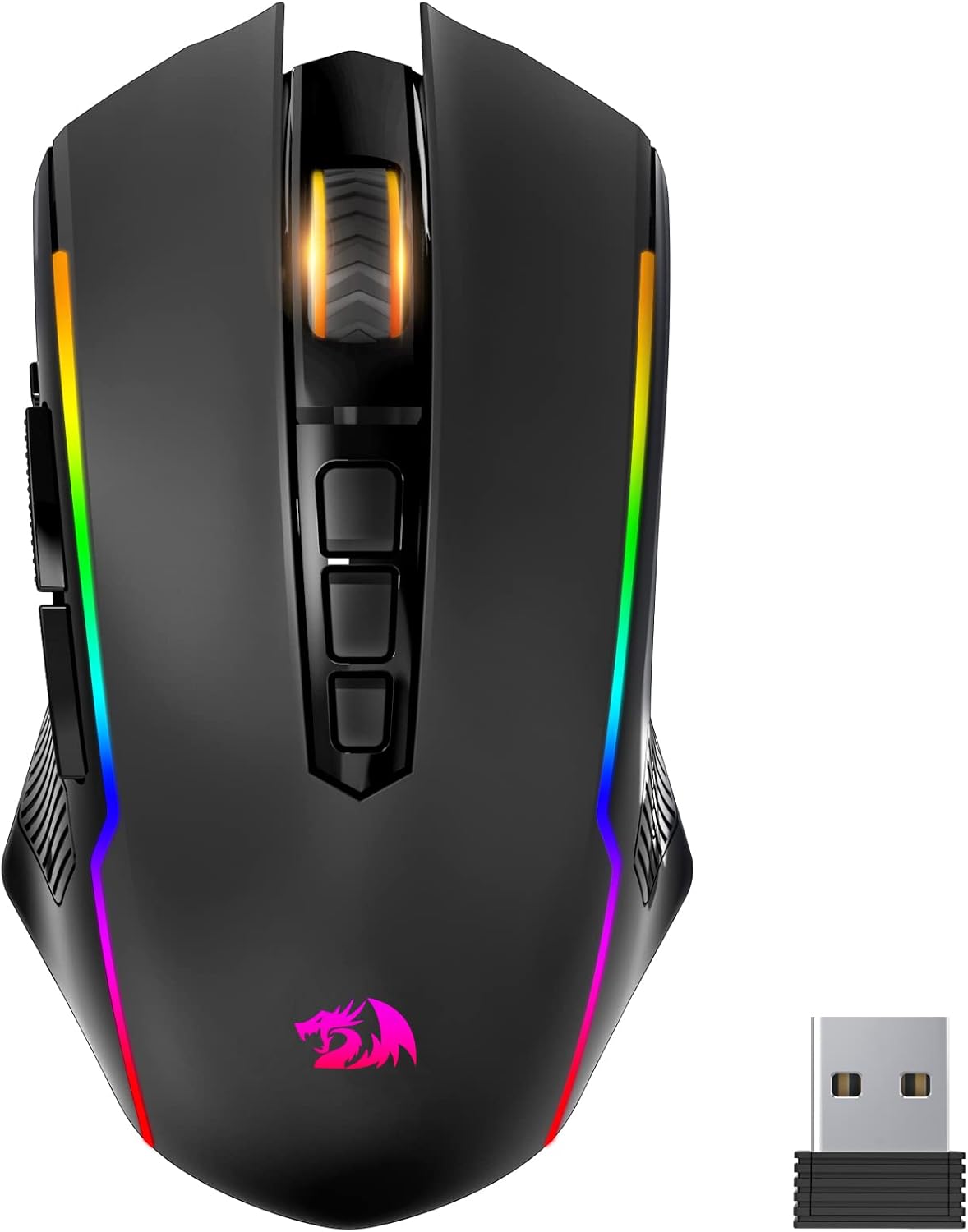 Redragon Wireless Gaming Mouse with 8000 DPI and RGB Lighting