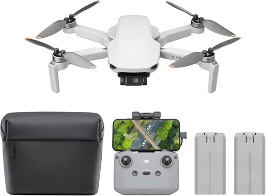 DJI Mini 4K Camera Drone Combo with 2 Batteries for Longer Flight