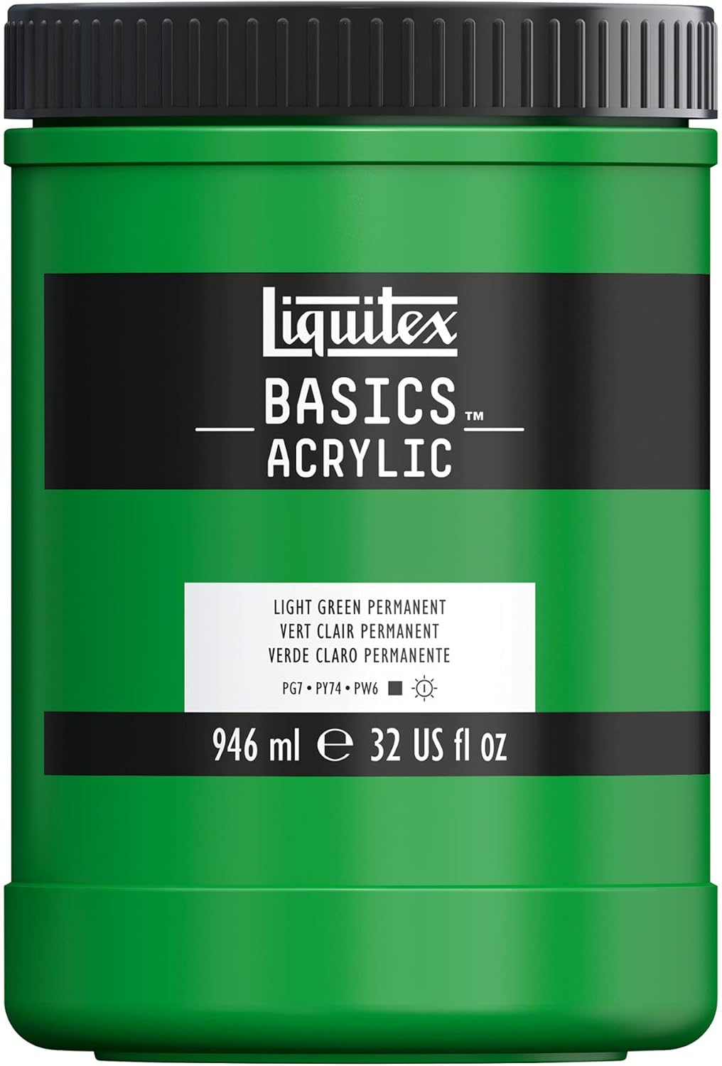 Liquitex BASICS Acrylic Paint in Light Green for Artists