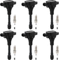 Ignition Coil Pack and Iridium Spark Plugs 6PCS UF550 Set - Reliable