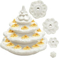 Christmas Tree Deviled Egg Tray 4-Tier Ceramic Platter - Festive