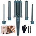 Waver Curling Iron Wand - 5 in 1 Curling Wand Set for Waves