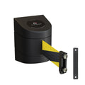 CCW Magnetic Wall Mount Retractable Belt Barrier - 15 ft Black/Yellow