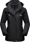 MAGCOMSEN Women's 3-IN-1 Snow Ski Jacket - Waterproof, Windproof