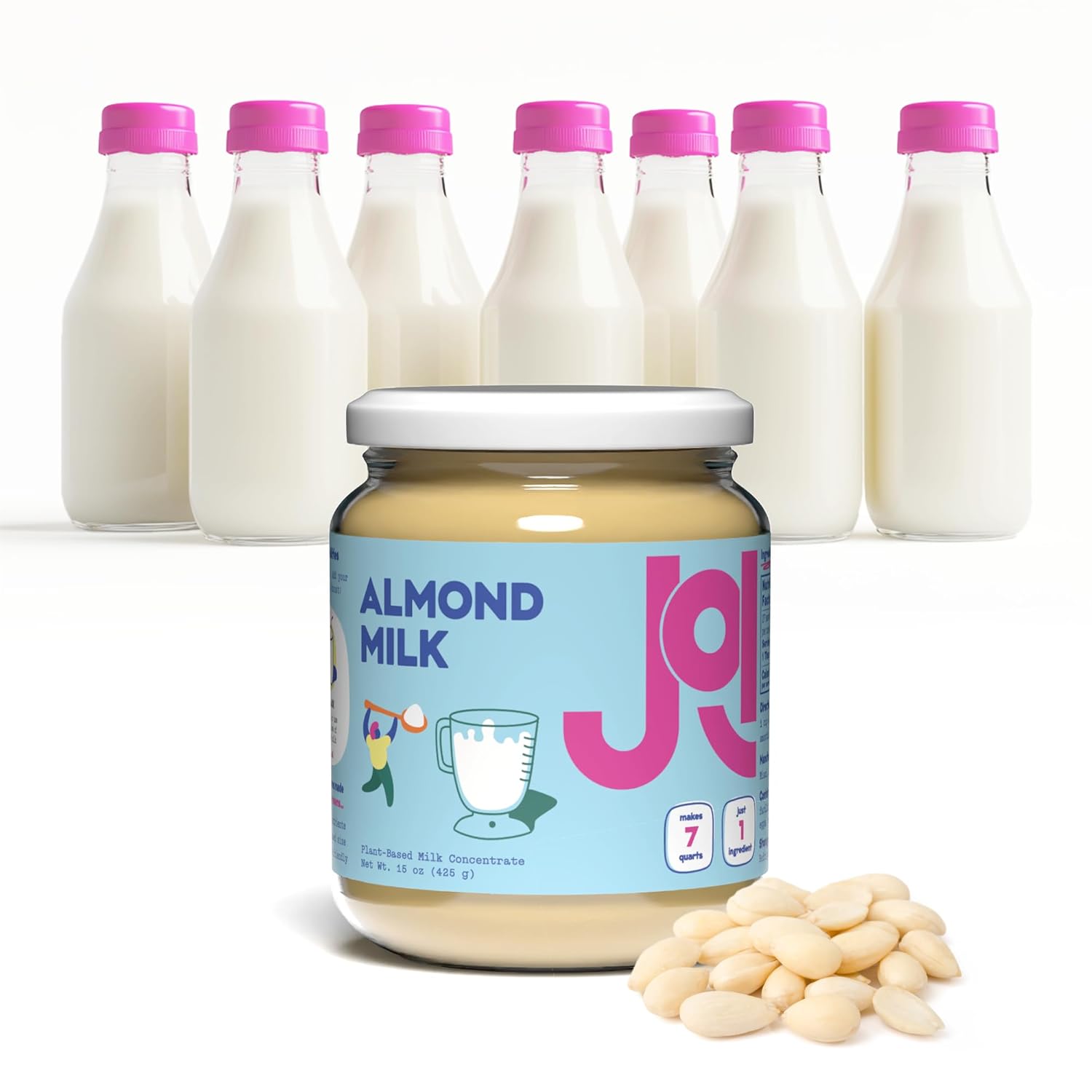 JOI Almond Milk Concentrate - Make 7 Quarts, Vegan Keto Dairy-Free Creamer