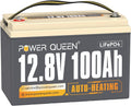 Power Queen 12V 100Ah LiFePO4 Battery Upgrade - Auto-Heating for Cold