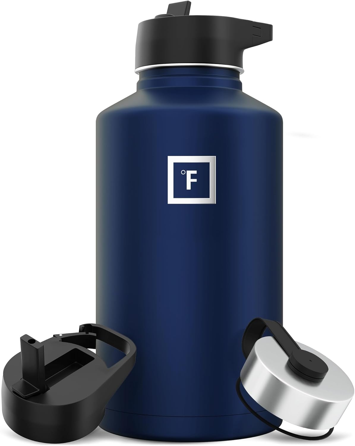 IRON FLASK 64 oz Insulated Sports Water Bottle for Hiking