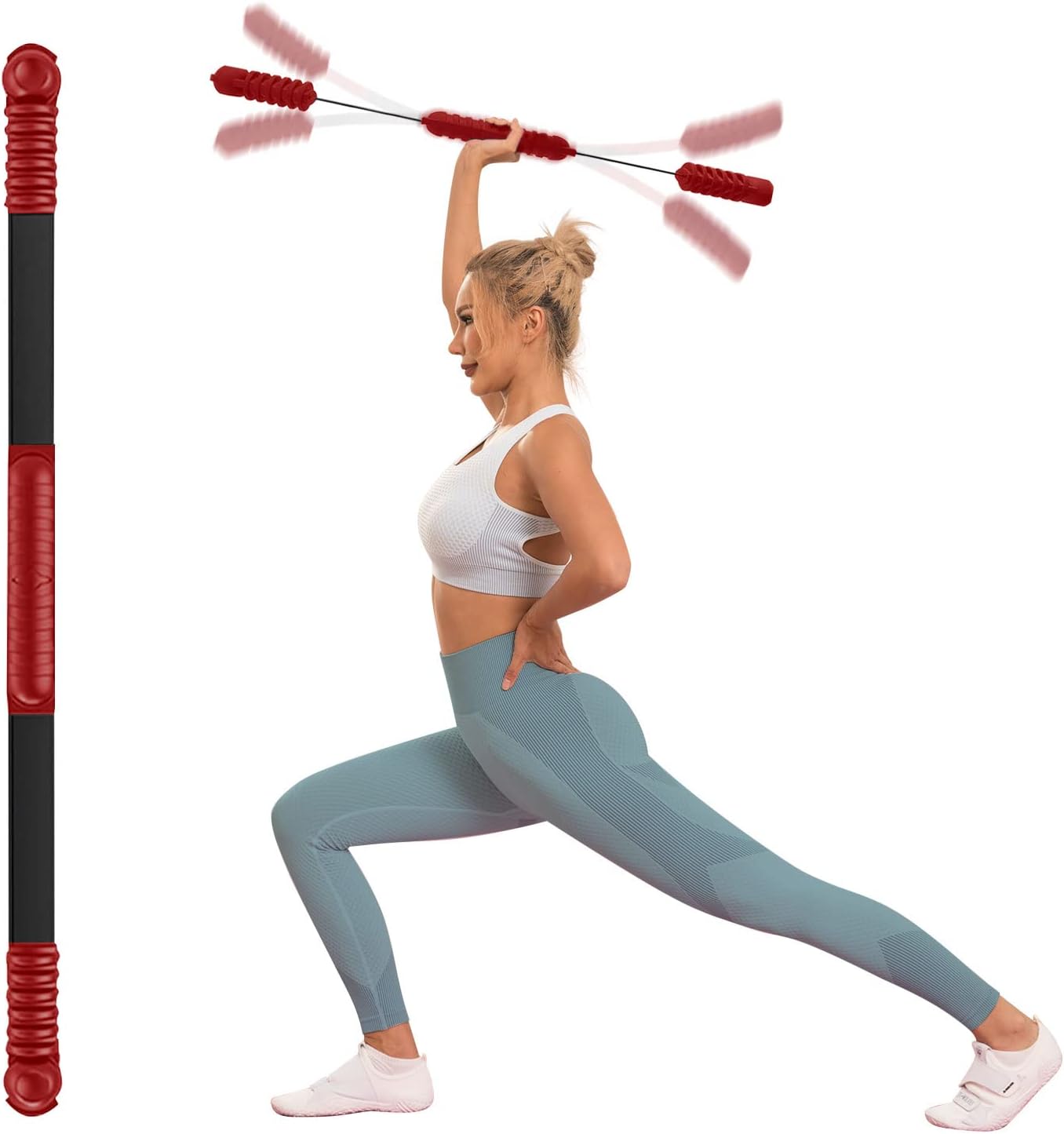 Fitness Exercise Bar for High Frequency Vibration Training