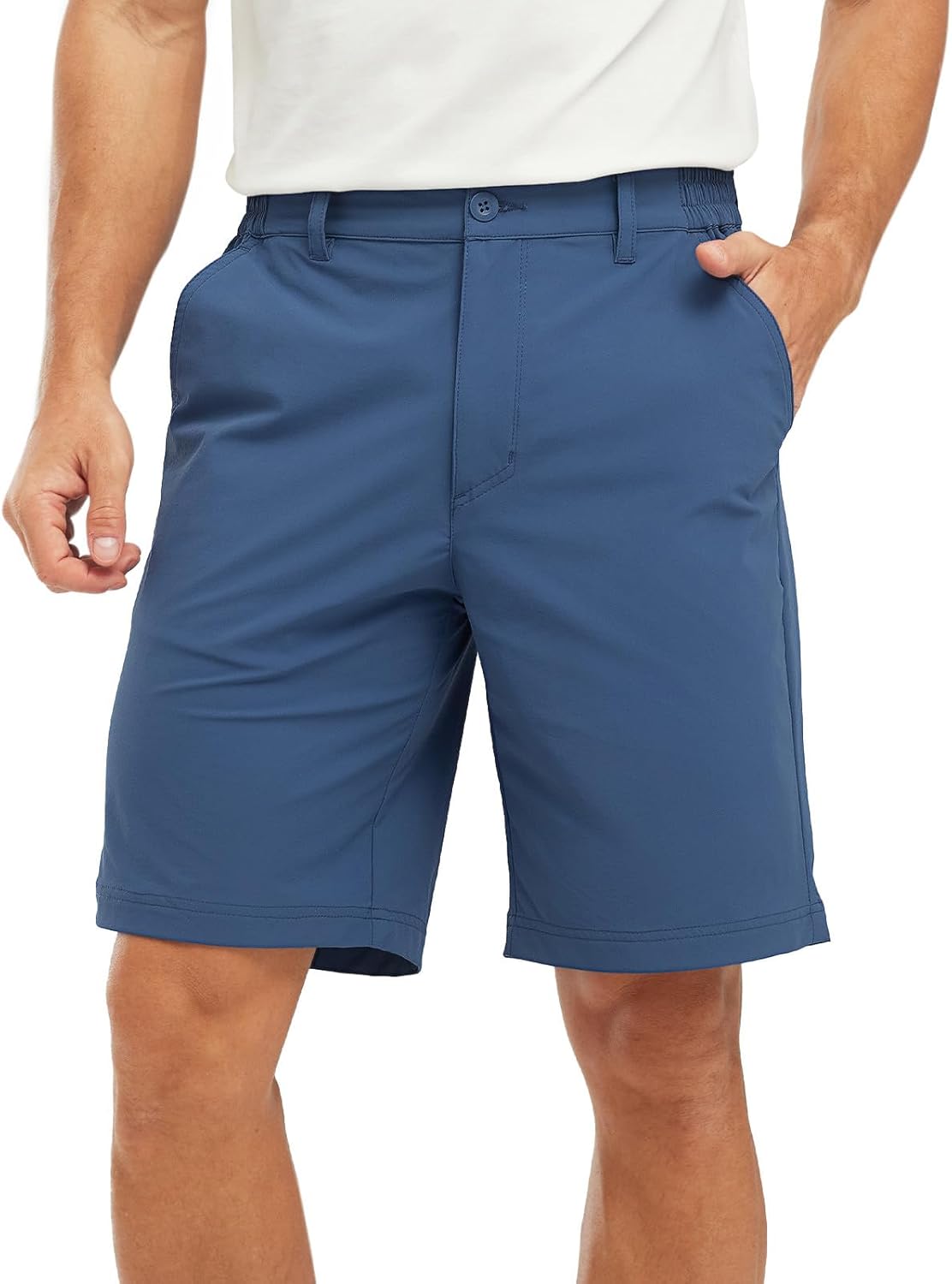 TBMPOY Men's Golf Shorts 9in Quick Dry Casual Travel Shorts