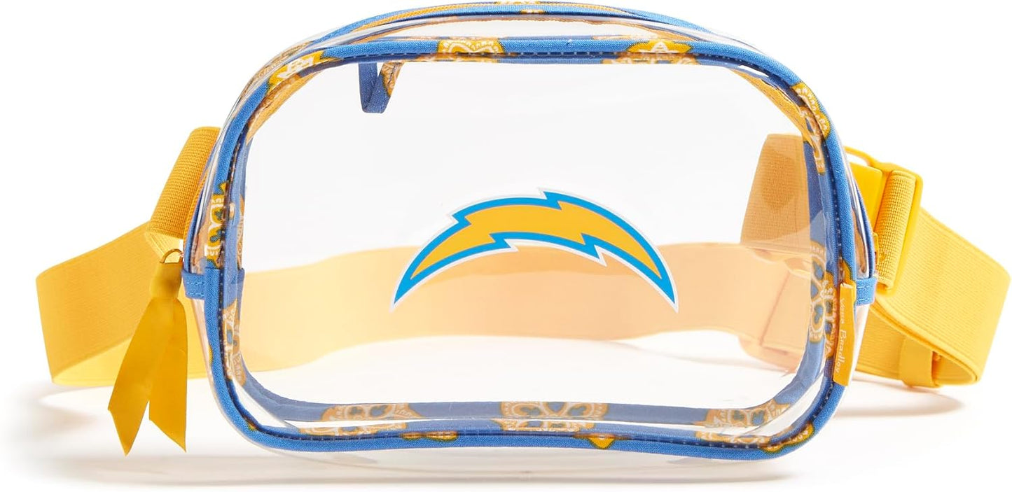 Women's NFL Clear Small Belt Bag for Team Spirit and Style