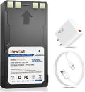 2Pack Upgraded 7000mAh LIT-22 Replacement Battery Pack - Longer Field