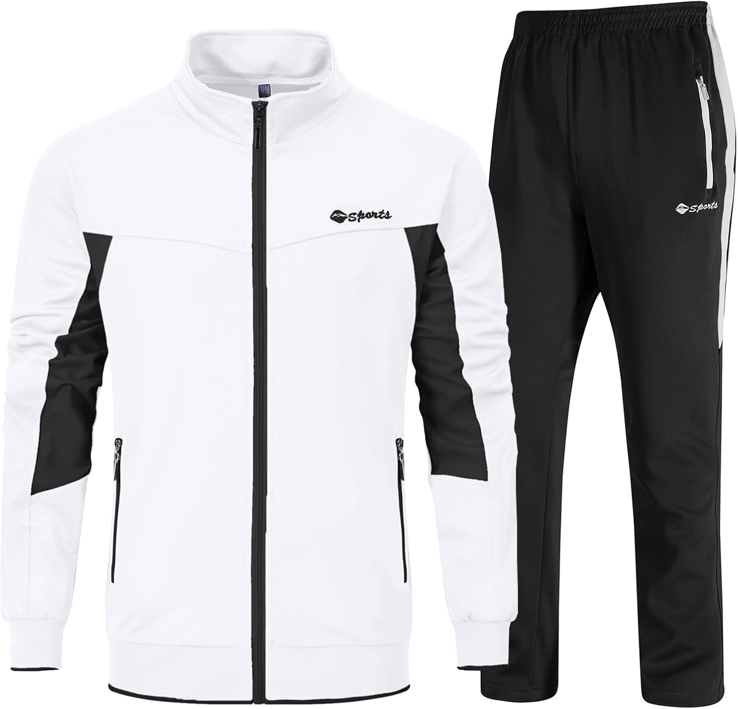 YSENTO Men's Tracksuits Set for Jogging and Athletic Activities