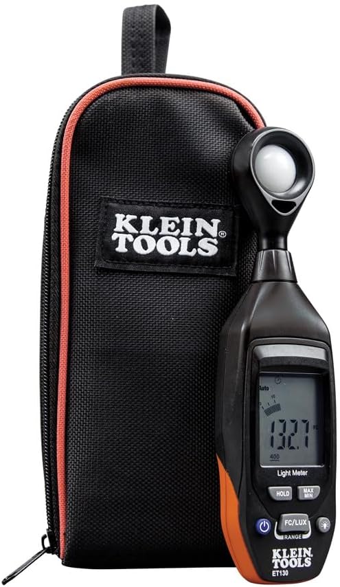 Klein Tools ET130 Digital Light Meter for Accurate Measurements