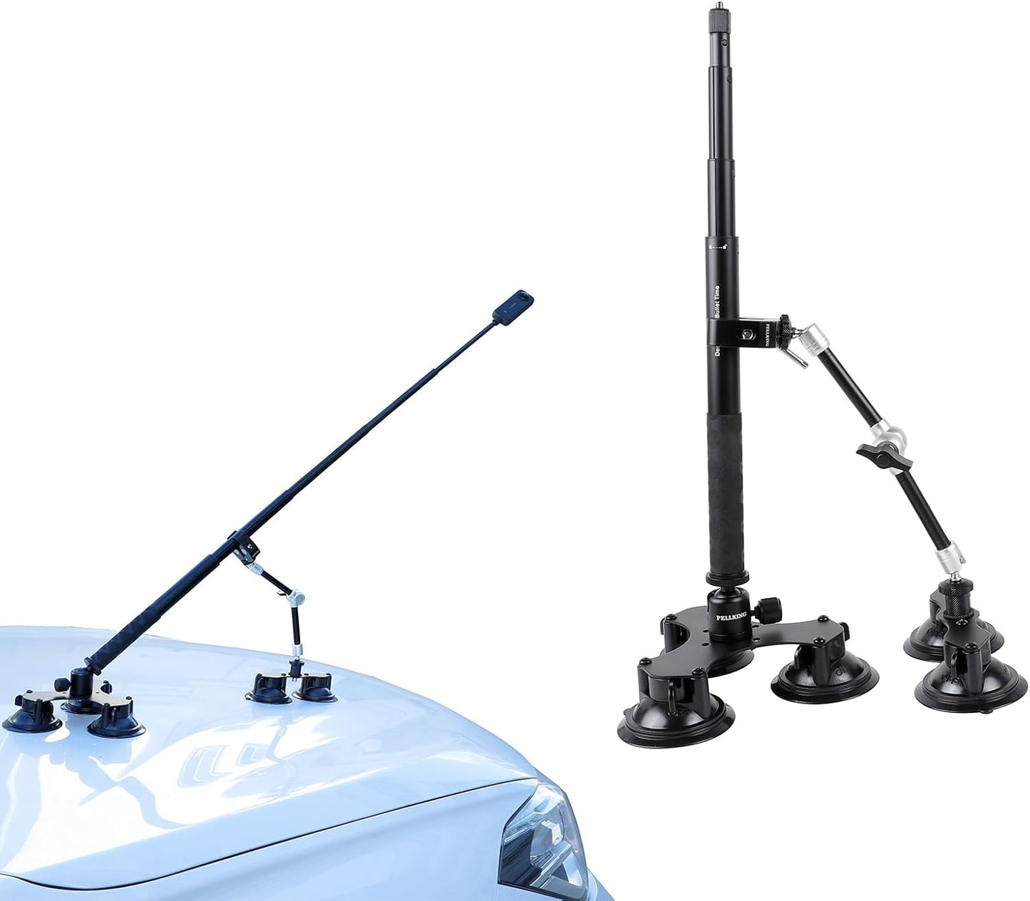 PellKing Suction Car Mount Kit for Insta360 and GoPro Cameras