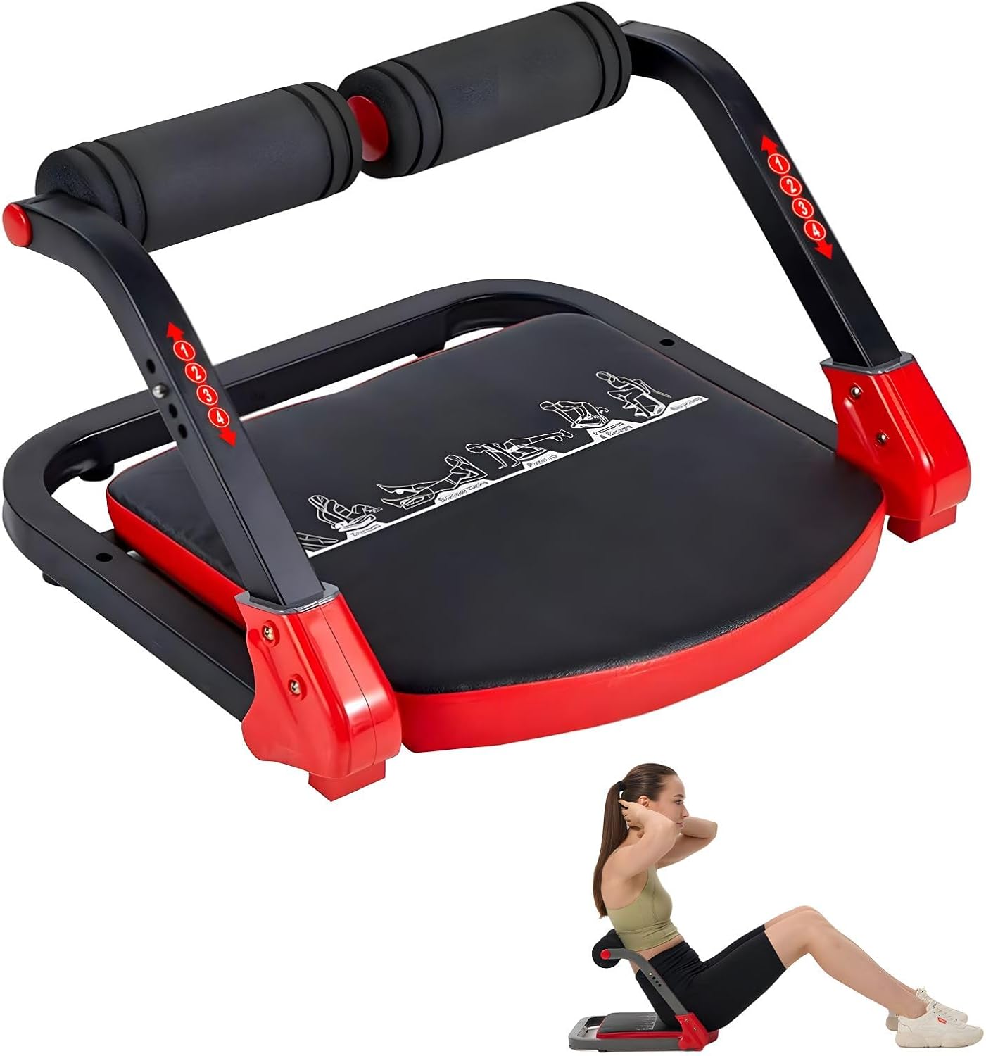 HOTSWEAT Ab Machine for Effective Home Gym Workouts