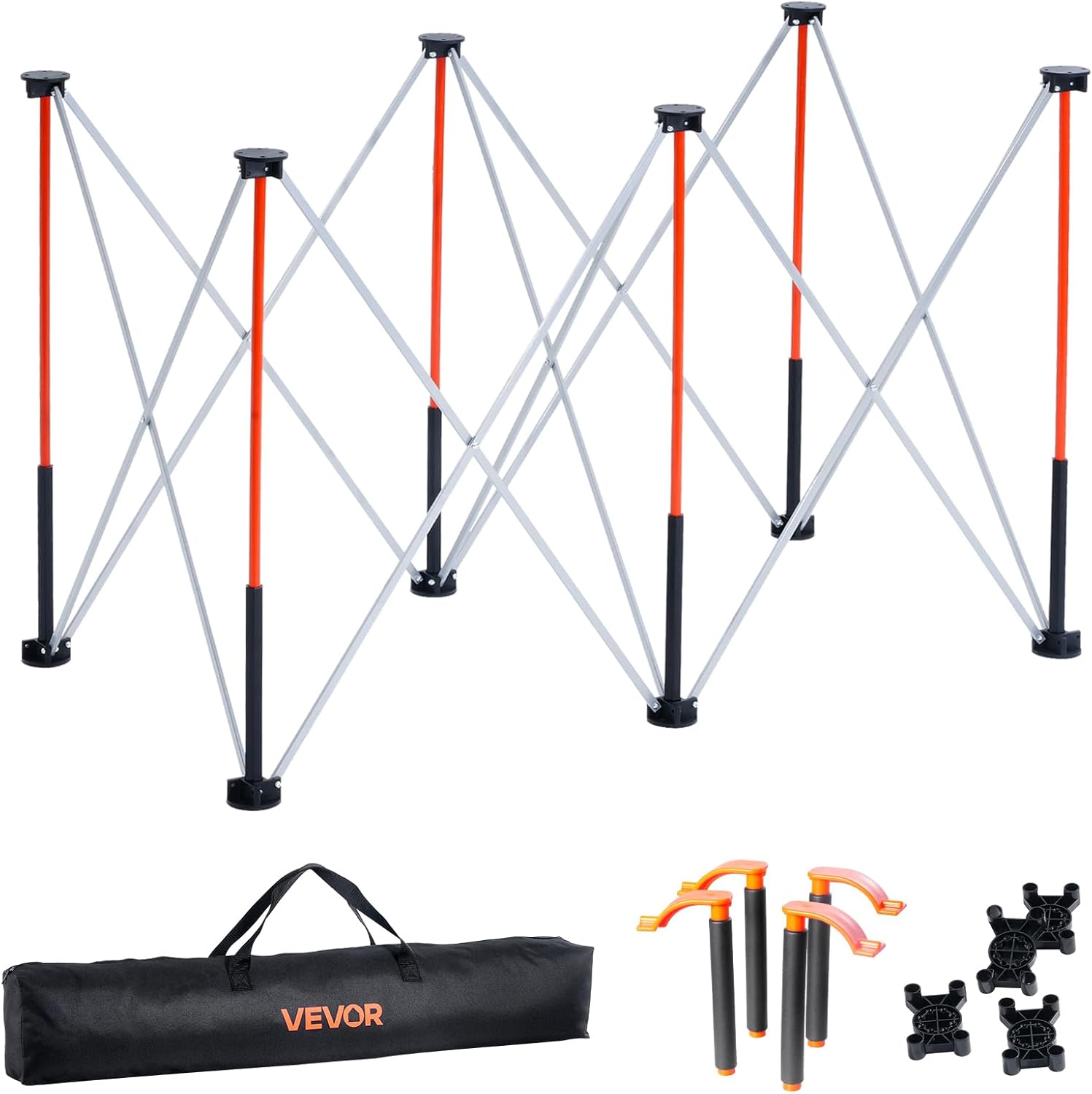 VEVOR Portable Folding Workstand: Sturdy Collapsible Workbench