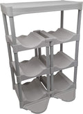Bottle Buddy Water Bottle Storage Rack 6 Tray - Space-Saving Organizer
