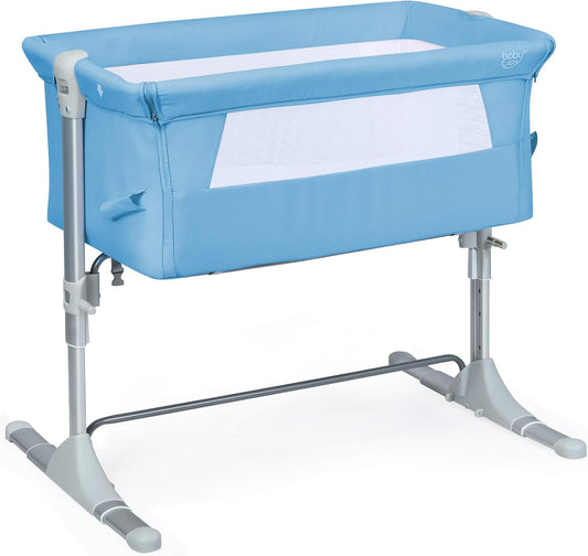 BABY JOY Baby Bedside Crib: Portable Travel Sleeper for Infants