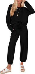 Lounge Sets for Women Ribbed Knit Two Piece - Postpartum Travel Set