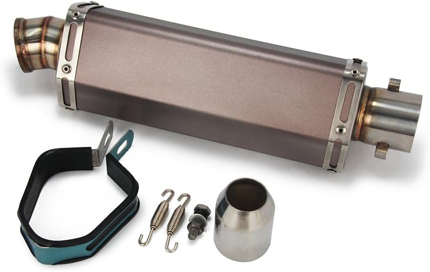 Universal 1.5-2 Inlet Hexagon Exhaust Muffler Pipe for Bikes