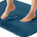 Gorilla Grip Thick Memory Foam Bath Rug - Soft Absorbent Velvet