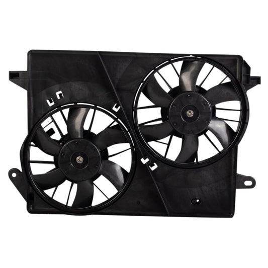 TRQ Radiator Dual Cooling Fan Assembly for Chrysler 300 & Magnum