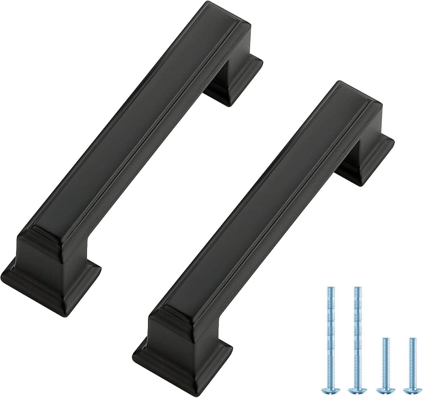 Matte Black Cabinet Pulls for Kitchen Cabinets and Dressers