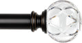 KAMANINA Curtain Rods 32-86 in Adjustable Decorative Rod - Elegant Fit