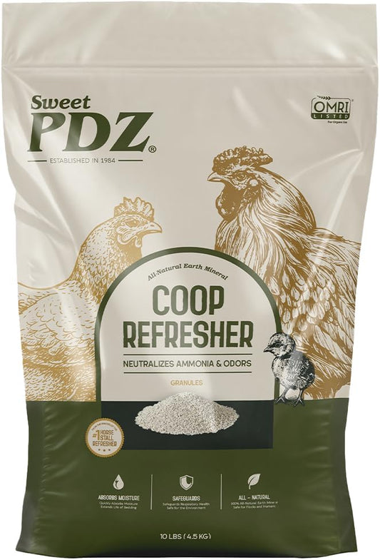 Organic Chicken Coop Refresher and Deodorizer for Fresh Coops