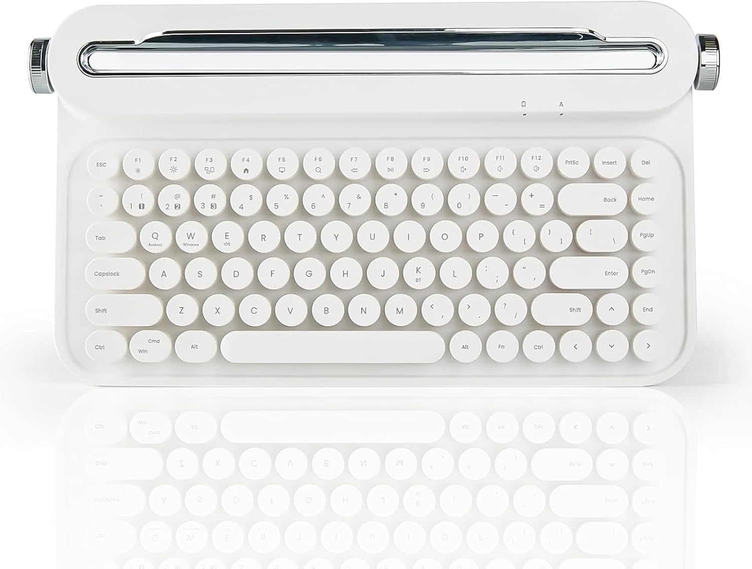86 Keys Wireless Retro Typewriter Keyboard for Multi Device Use