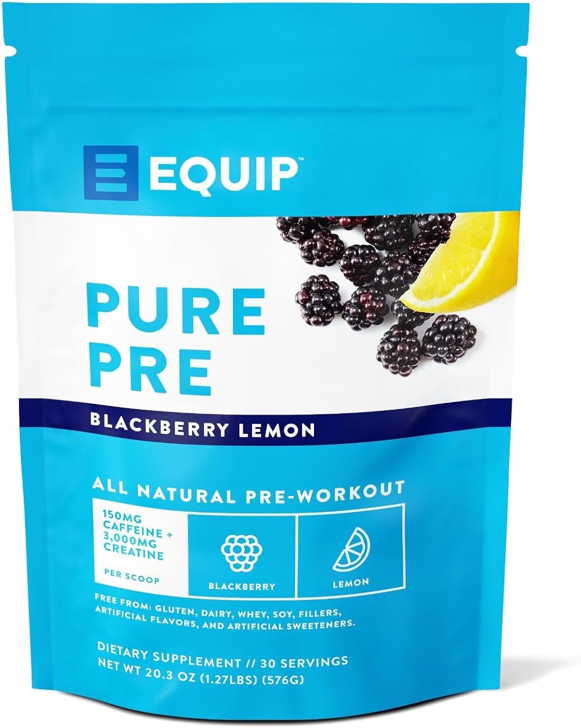 Equip Foods Pure Pre All Natural Pre-Workout Powder Review