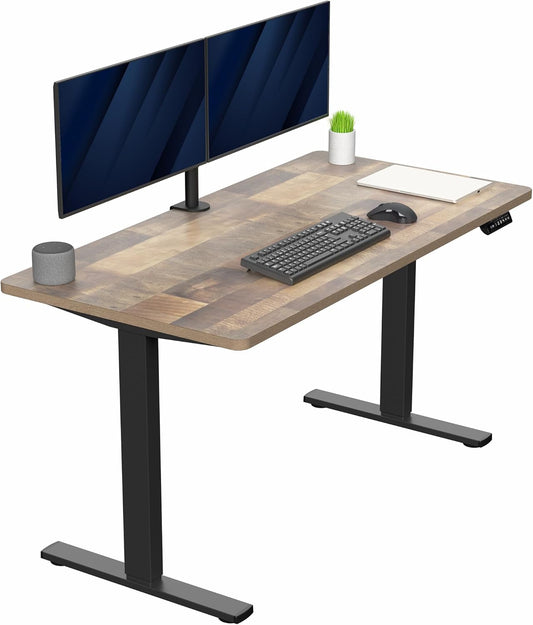 VIVO Electric Standing Desk with Memory Height Adjustment Features