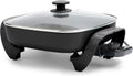 12ft 5QT Square Electric Skillet Black - Ceramic Nonstick