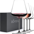 Red Wine Glasses Set of 4 28 oz Large Wine Glasses - Elegant Tasting