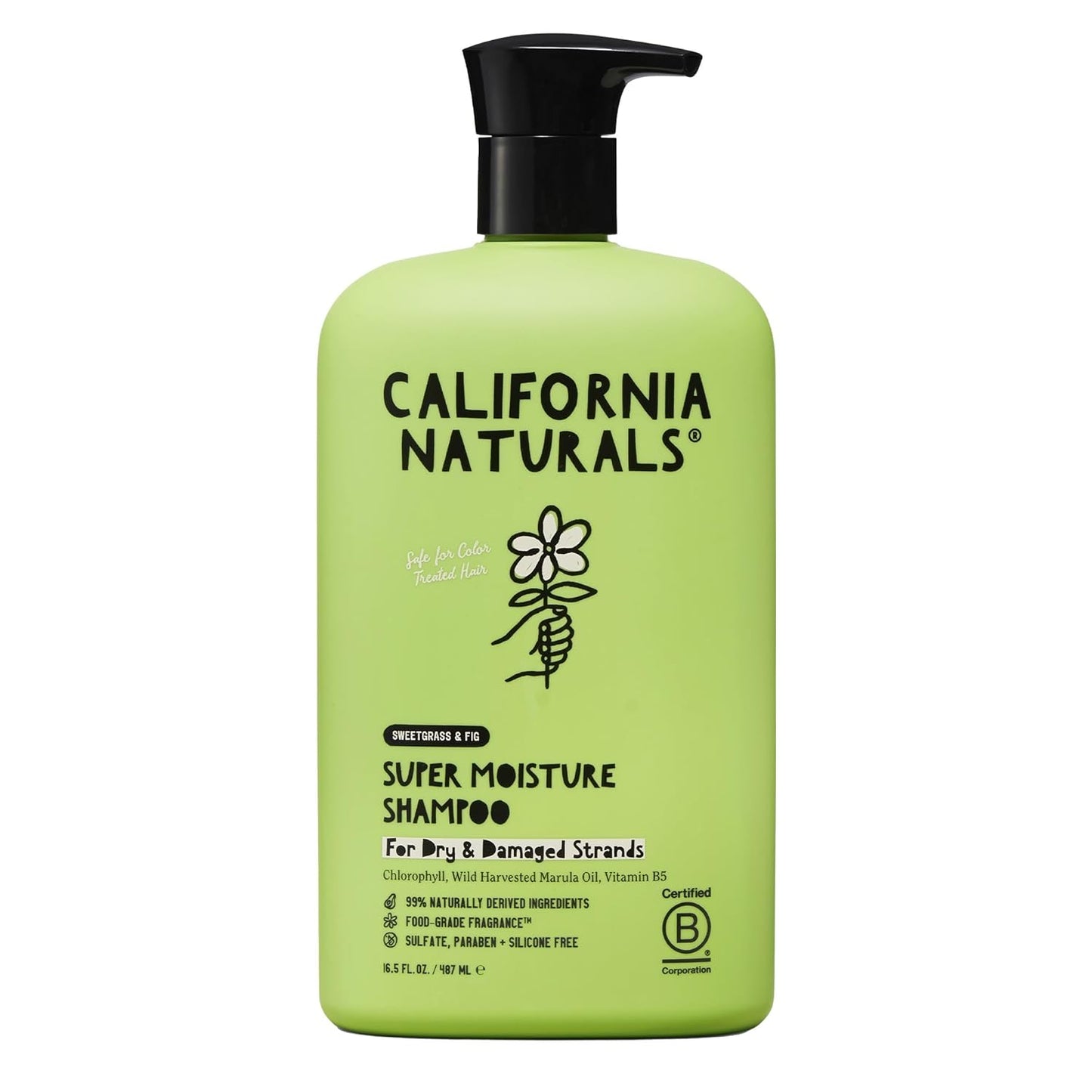 Hydrating Vegan Shampoo for Dry Hair by California Naturals