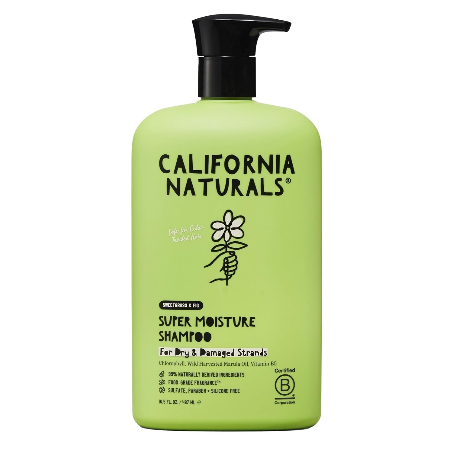 Hydrating Vegan Shampoo for Dry Hair by California Naturals