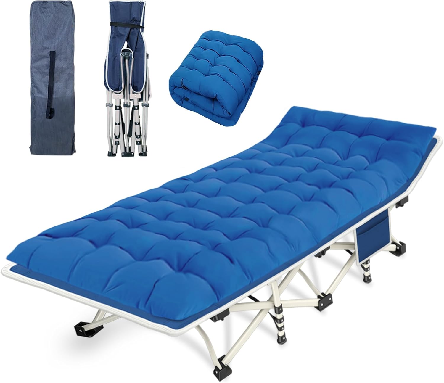 Camping Cots with Comfortable Mattress for Outdoor Adventures