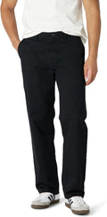Mens Relaxed-Fit Cotton Chino Pant - Comfortable Everyday Khaki Asia