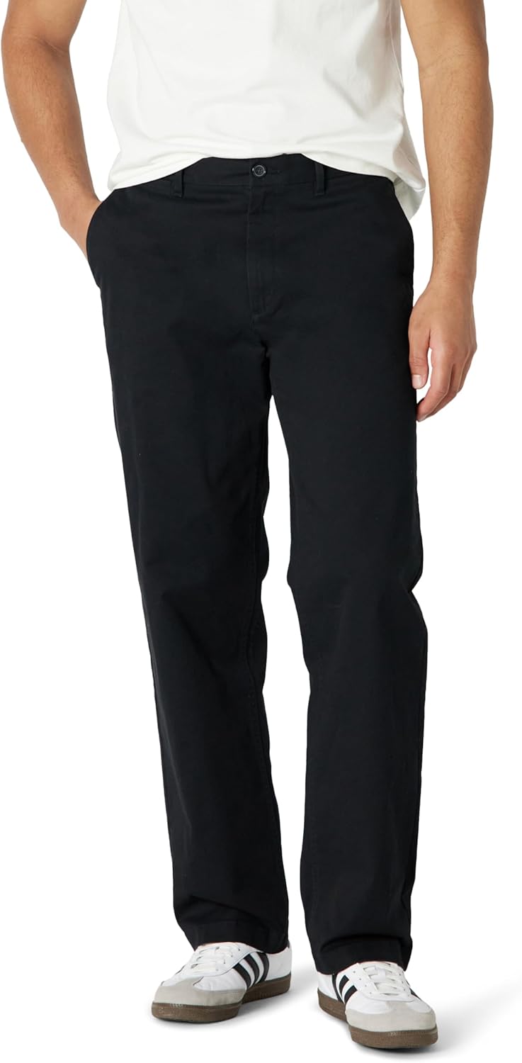 Relaxed-Fit Cotton Chino Pants for Men - Comfortable Style