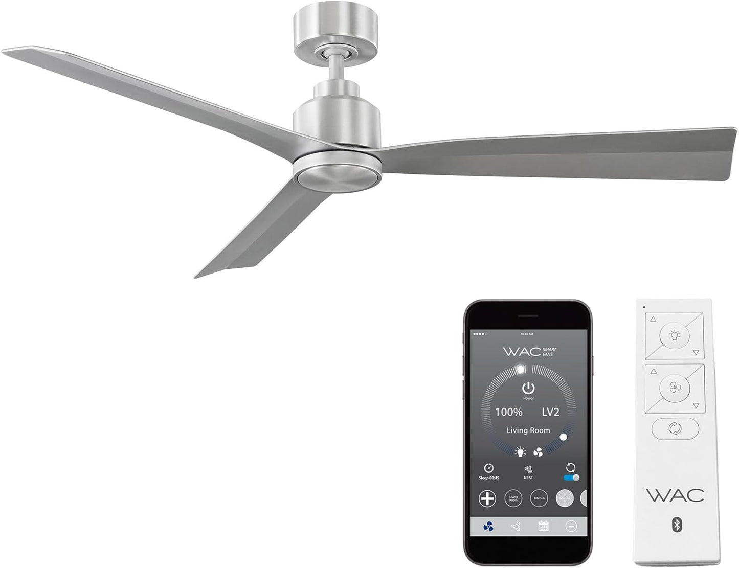 Smart Home Ceiling Fan 52in - Alexa Compatible