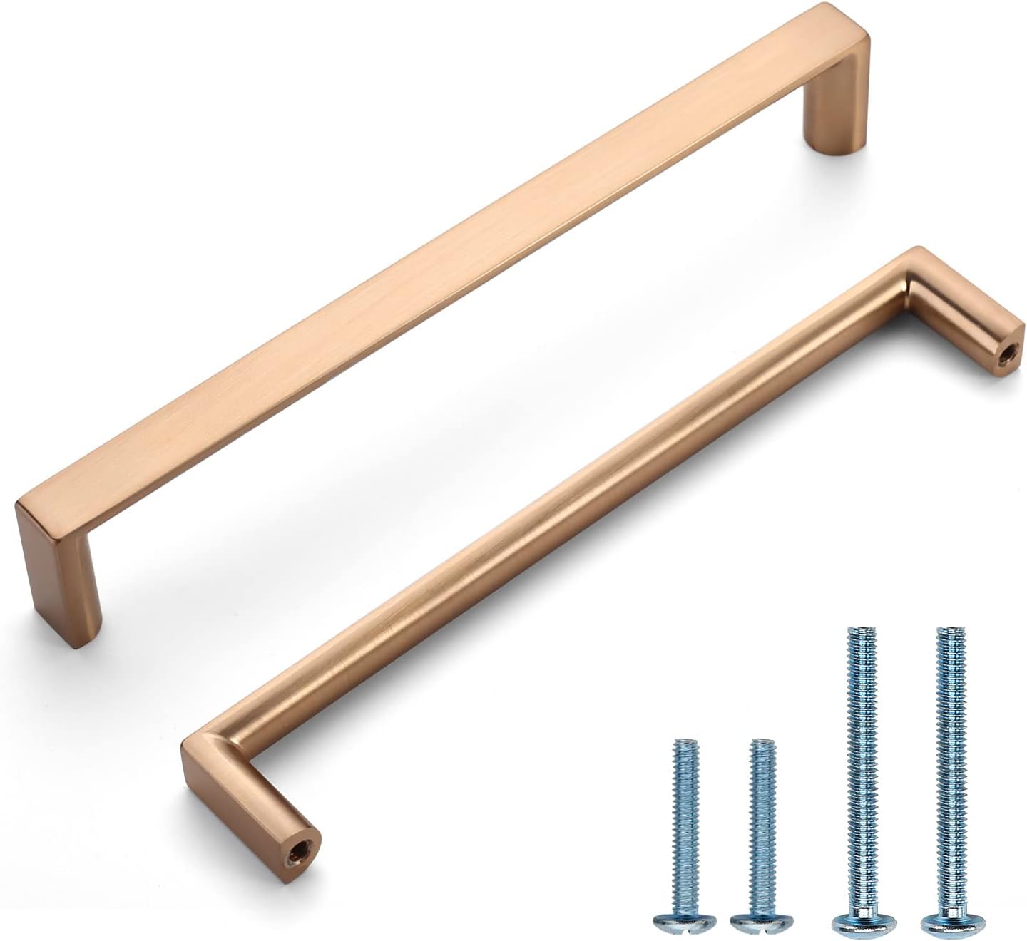 10 Pack 6.3 Inch Cabinet Pulls in Champagne Bronze for Kitchens